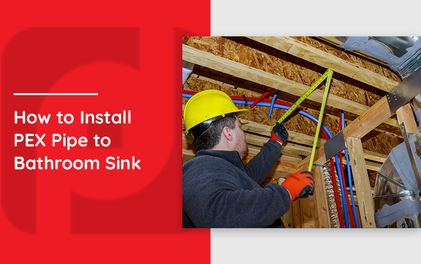 How to Install Pex Pipe to a Bathroom Sink