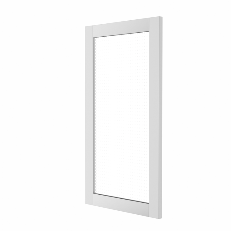 Single Shaker White Glass Door (DOOR ONLY)