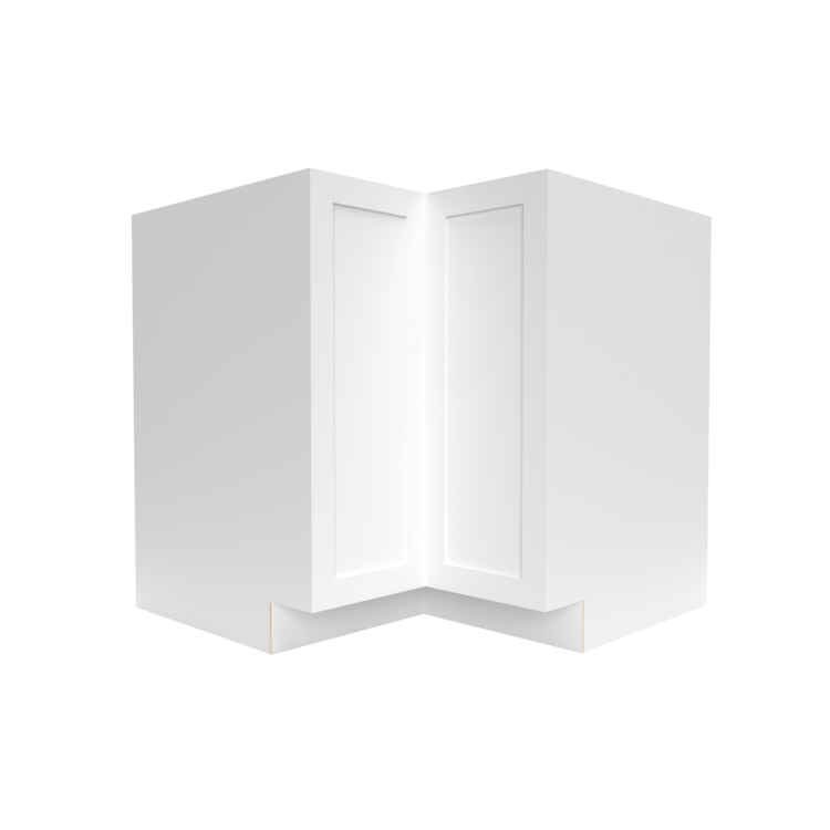 Single Shaker White Base Lazy Suzan (BLS) 2-Door Cabinet