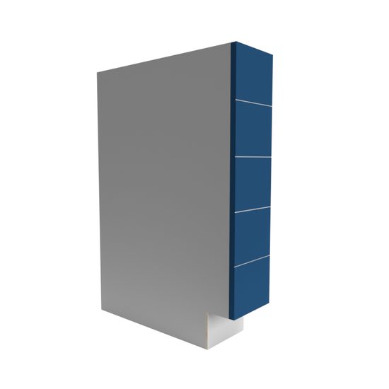 RTA Manhattan Cobalt Blue base 5-drawer cabinet