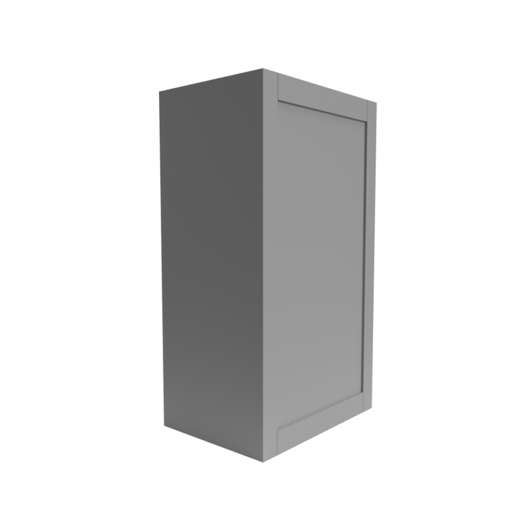 Single Shaker Grey Wall Cabinet (W) 1-Door Cabinet